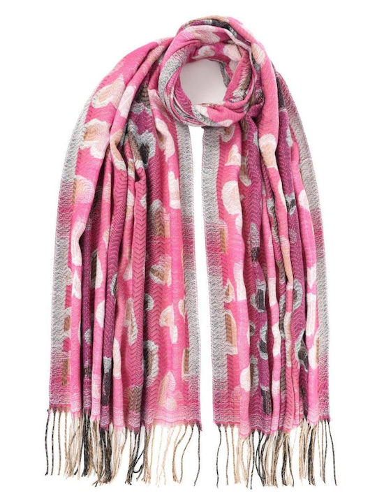 Doca Women's Wool Scarf Pink