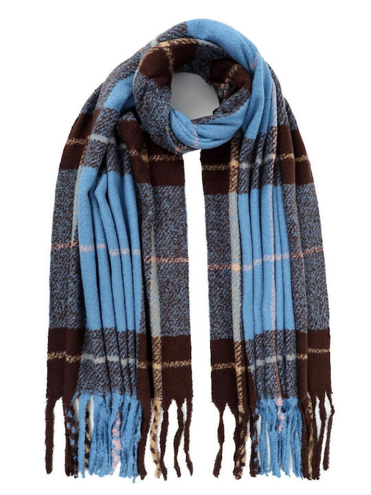 Doca Women's Wool Scarf Blue