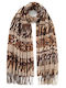 Doca Women's Wool Scarf Brown