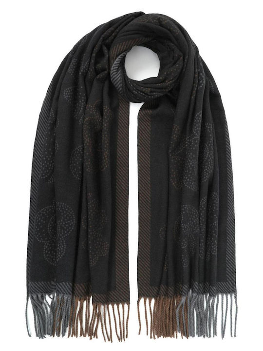 Doca Women's Wool Scarf Black