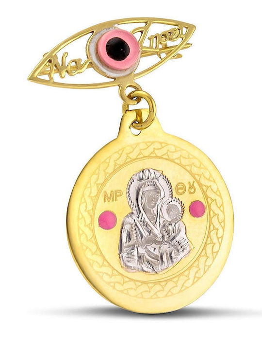 Themelidis Jewels Kinder Sicherheitsnadel aus Gold 14K