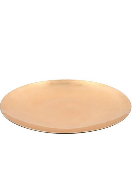 Plastona Serving Platter Brown with Diameter 44cm