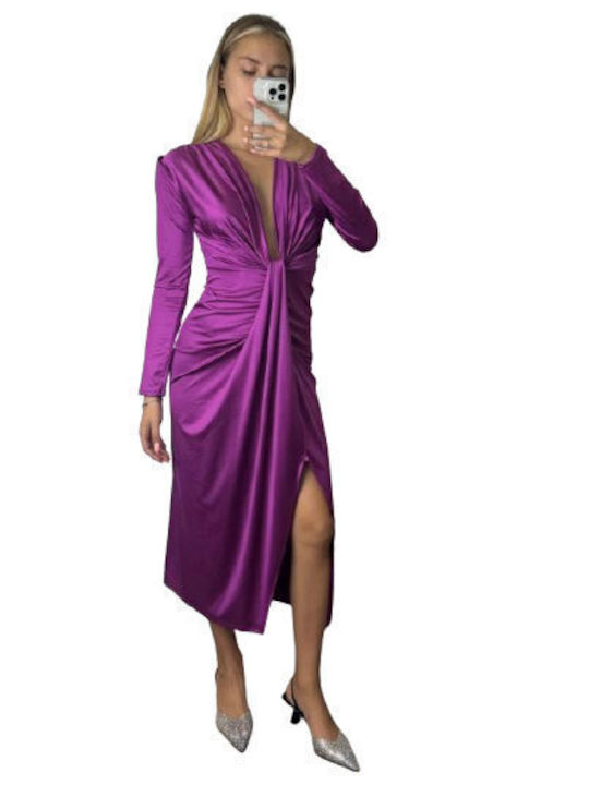 Rochie Leona Violet Design Unic