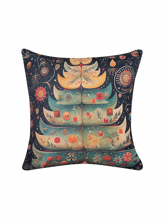 Silk Fashion Christmas Decorative Square Pillow...