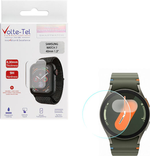 Volte-Tel 2.5d Full Glue Gehärtetes Glas für das Galaxy Watch7 40 mm 1Stück