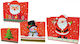 Christmas Gift Bag with Cutout 35cm X 28cm Pack of 12