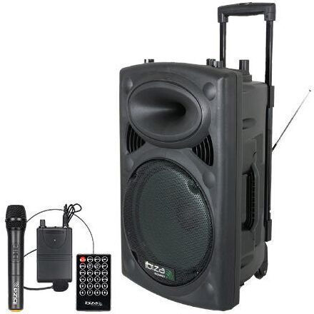 Ibiza Sound Ibiza Sound ELP-PORT15UHF-BT Black Karaoke Machine