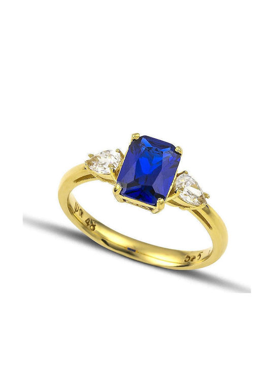 Themelidis Jewels Γυναικείο Δαχτυλίδι με Ζιργκόν από Χρυσό 14Κ