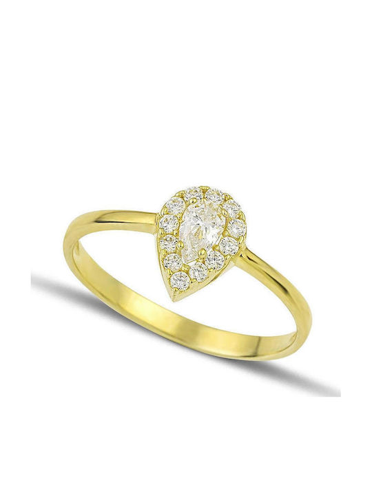 Themelidis Jewels Γυναικείο Δαχτυλίδι Χρυσό 14Κ