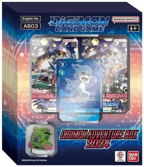 Namco - Bandai Digimon Sammlerkartenspiele - Adventure Box 2024 Booster-Pack Verschiedene Designs (Englisch)