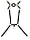 Virgite BDSM Accessory Black/Red
