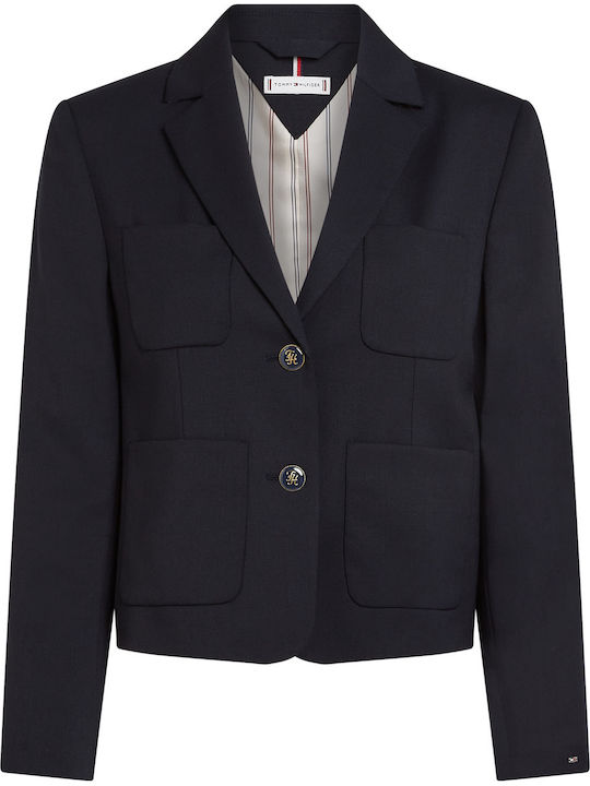 Tommy Hilfiger Γυναικείο Σακάκι Μαύρο