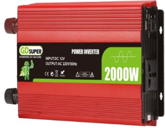 Modified Sine Wave Inverter Power 2000W with Input Voltage 12V Single Phase