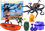 Miniature Toy Figures Pirates Octopus Red