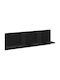 Shelf Wall Black Velvet-Black Metal 100x16.5x30cm