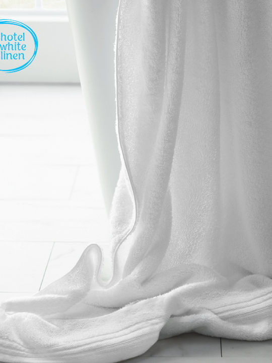 Isadore Lorraine Bath Towel Limited Edition 70x140cm White Weight 510gr/m²