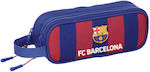 F.C. Barcelona Pencil Case with 2 Compartments Burgundy