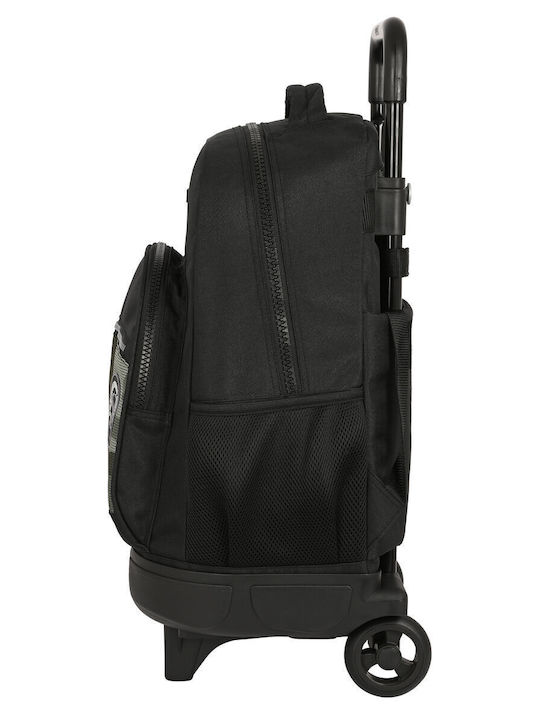 Schulranzen mit Rollen Safta Stone Schwarz 33 x 45 x 22 cm