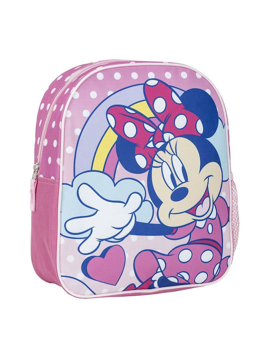 Σχολική Τσάντα Minnie Mouse Ροζ 25 X 30 X 9 Cm
