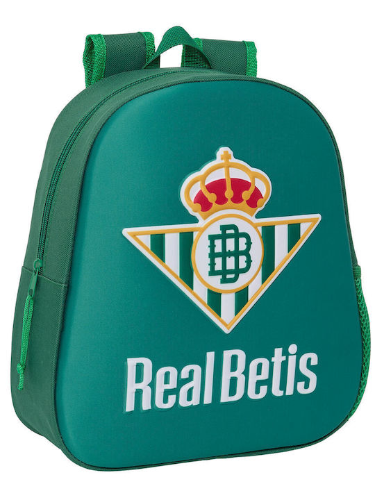 Schulranzen 3D Real Betis Balompié Grün 27 x 33 x 10 cm