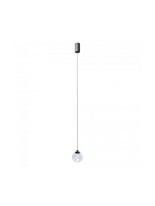 Redo Group Irides Su Pendant Light LED with Warm White Light Silver