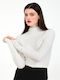 Doca Women's Sweater Turtleneck White