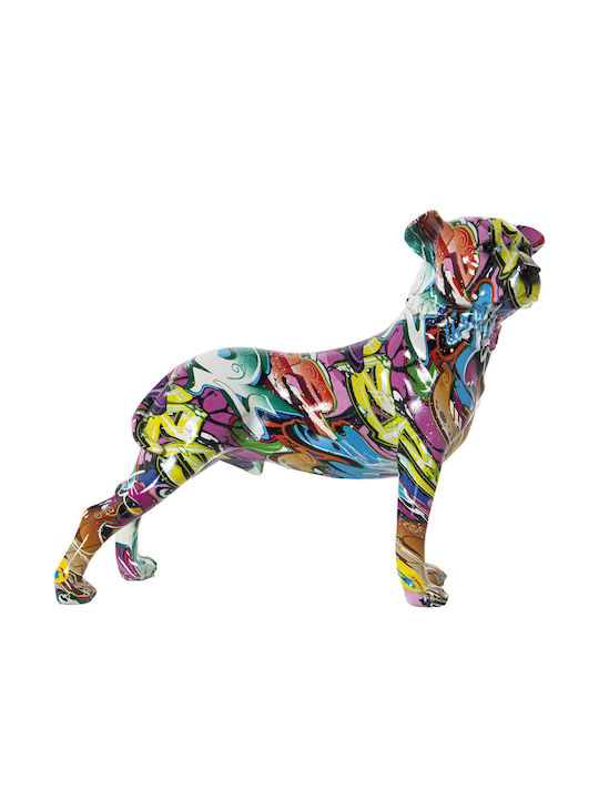 Decorative Figure Alexandra House Living Multicolored Plastic Dog 13 X 29 X 26 Cm