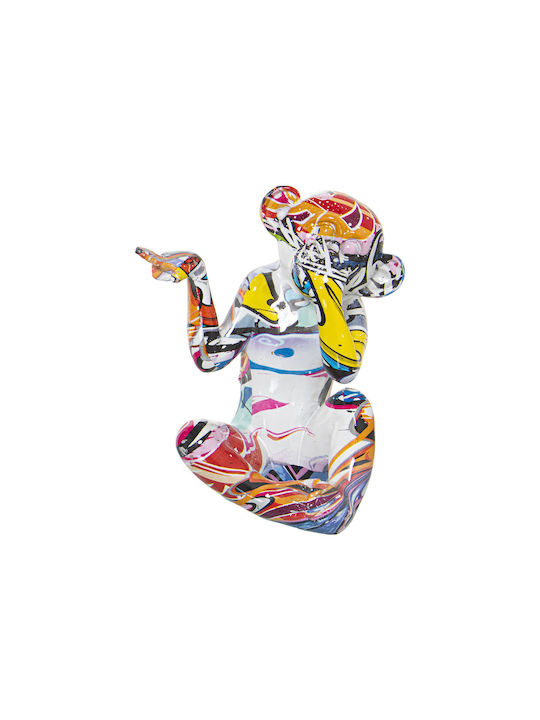 Decorative Figure Alexandra House Living Acrylic Plastic Material Melamine Monkey 13 X 10 X 15 Cm