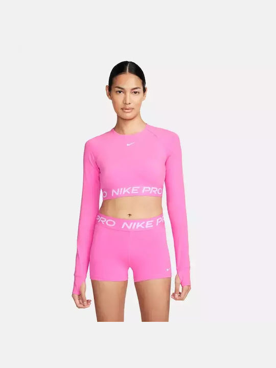 Nike Bluză Sportivă pentru Femei Mânecă lungă Pink