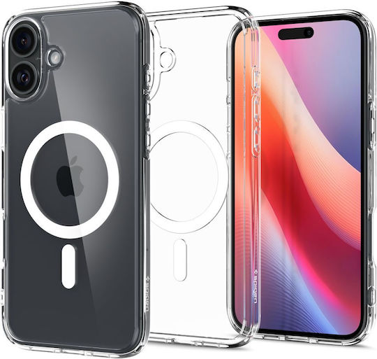 Spigen Ultra Hybrid MagFit Back Cover Plastic 1.2mm White (iPhone 16)
