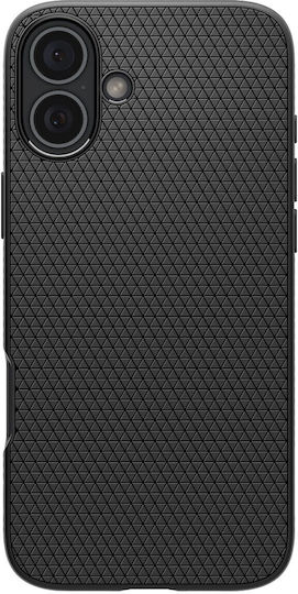 Spigen Liquid Air Задна корица Силикон 0.3мм матово черно (iPhone 16)