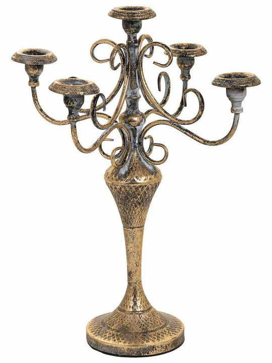 Alexandra House Living Gold Iron Chandelier 29 X 47 X 29 Cm