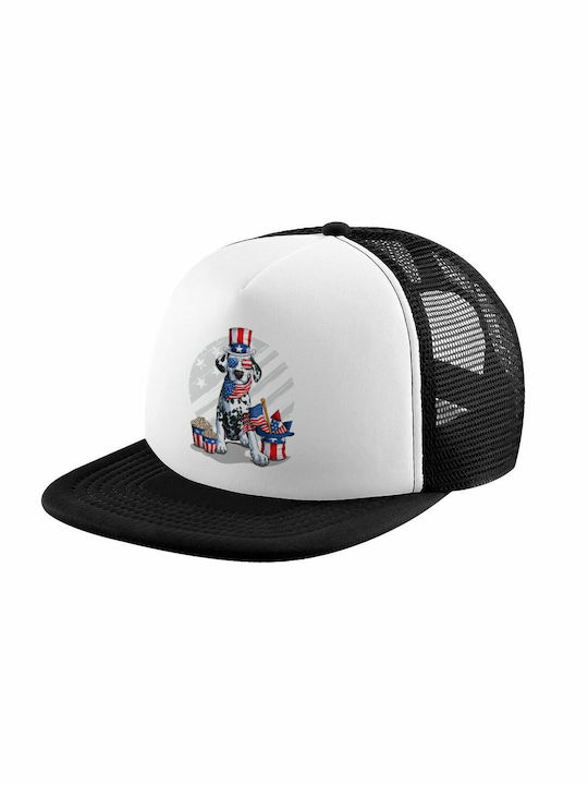 Koupakoupa Happy 4th Of July Trucker Cap White