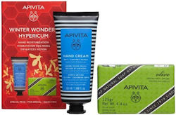 Apivita Winter Wonders Hypericum Κρέμα Χεριών Βάλσαμο & Μελισσοκέρι 50 Ml + Σαπούνι Ελιά 125gr Apivita Winter Wonders Hypericum Κρέμα Χεριών Βάλσαμο & Μελισσοκέρι 50 Ml + Σαπούνι Ελιά 125gr