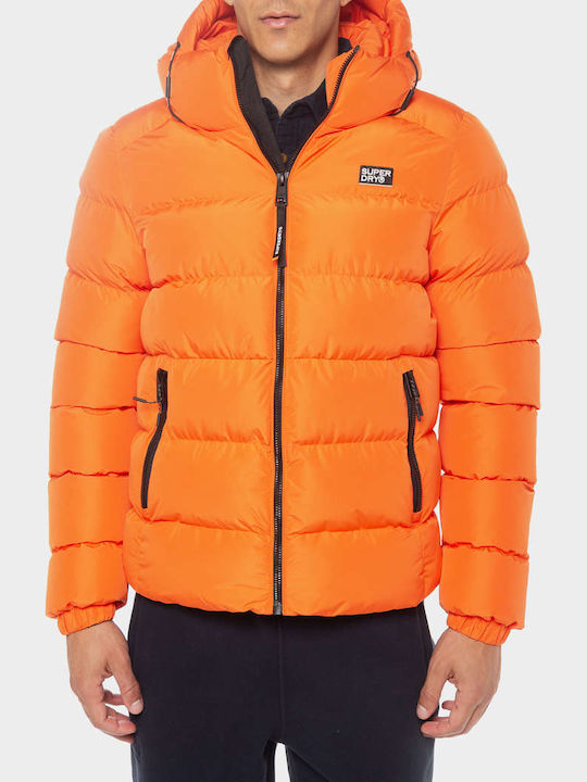Superdry M D2 Sdcd Μπουφάν Puffer Πορτοκαλί