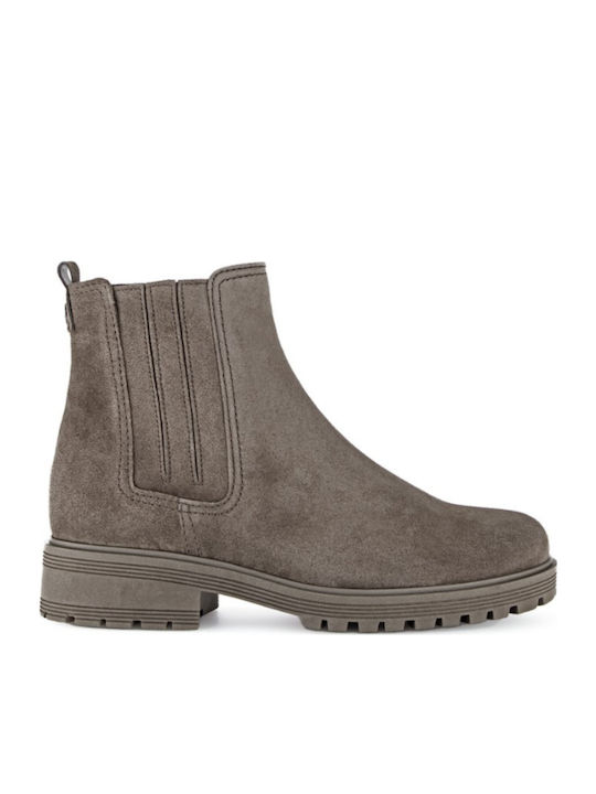 Gabor Leder Stiefeletten Damen Beige