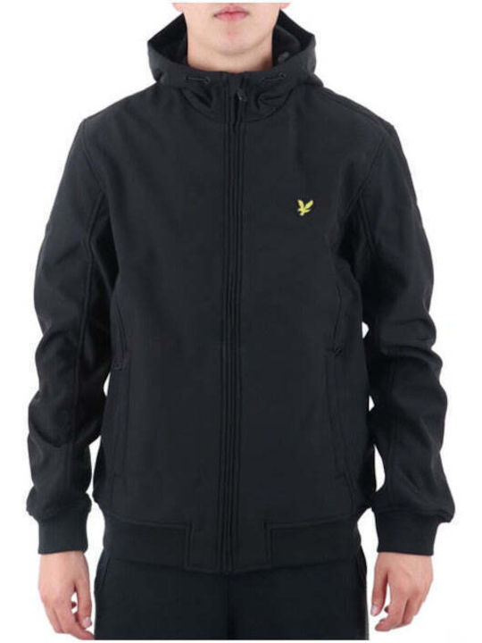 Lyle and Scott Herren Jacke Lässig Schwarz