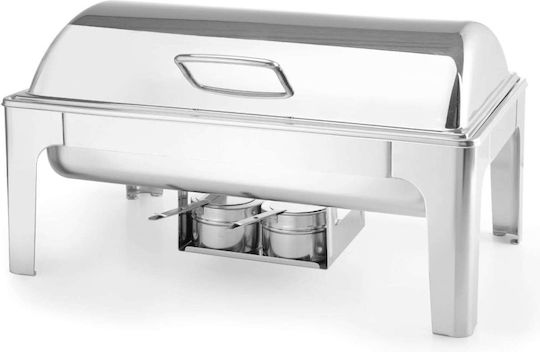 Food Warmer Candle Wax Polished Steel Gn 1/1