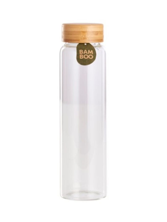 DAY Glas Wasser Flasche Mit Schraube Deckel Transparent