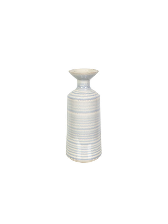 Romimex Decorative Vase Blue 16x16x40cm