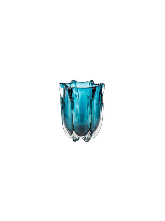 Romimex Decorative Vase Blue 18x18x23cm