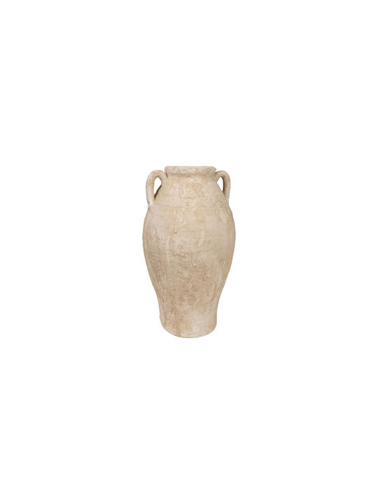 Romimex Decorative Vase White 21x21x37cm