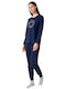 Minerva Winter Women's Pyjama Set Blue Marine
