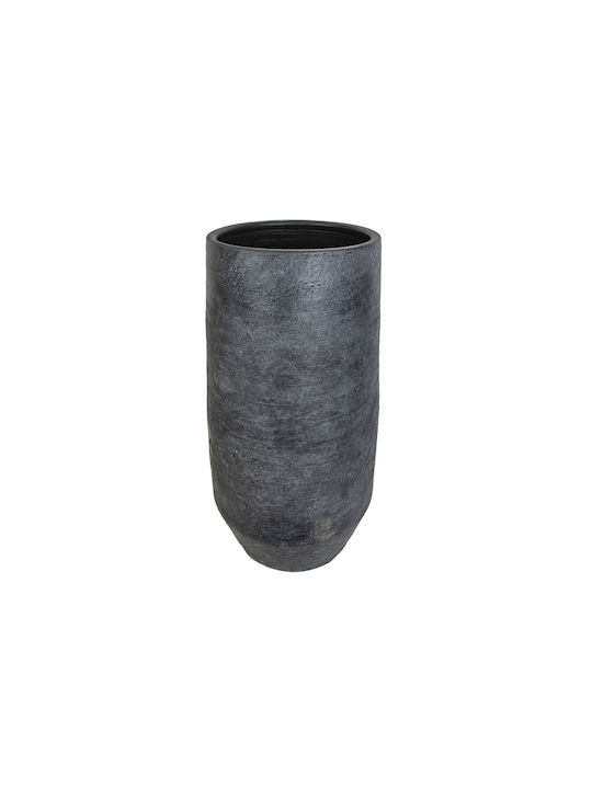 Romimex Decorative Vase Gray 24x24x52cm