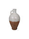 Romimex Vază Decorativă Ceramică Alb 20x20x38cm 1buc