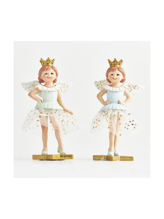 Eurolamp Christmas Hanging Ballerina With Gold Dust With Beads