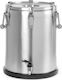 Thermobehälter Edelstahl Thermos Zapfhahn Lebensmitteltransport 25l Hendi 710234