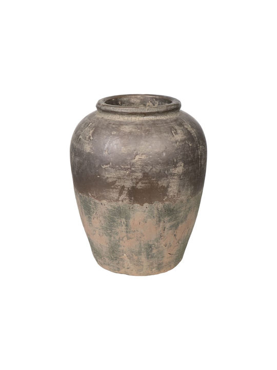 Romimex Decorative Vase Brown 26x26x32cm