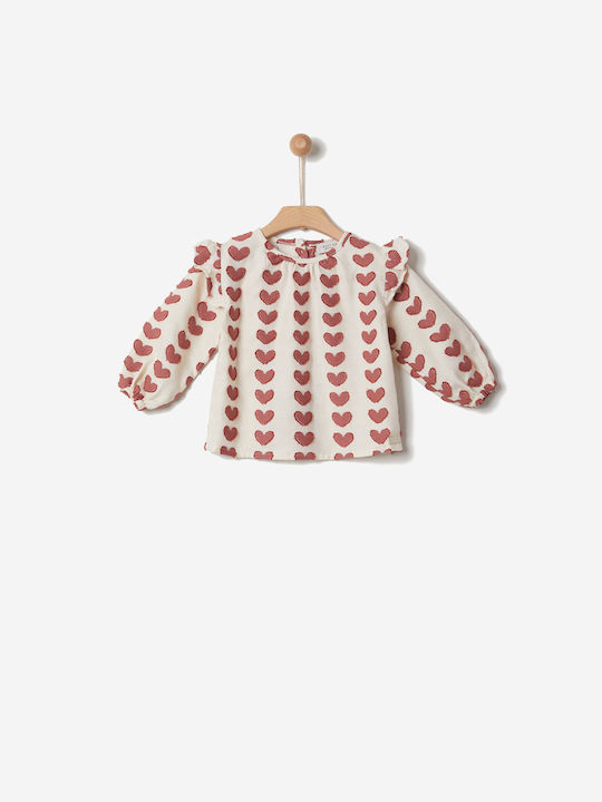 Yell Oh! Kids Blouse Long Sleeve Marsala