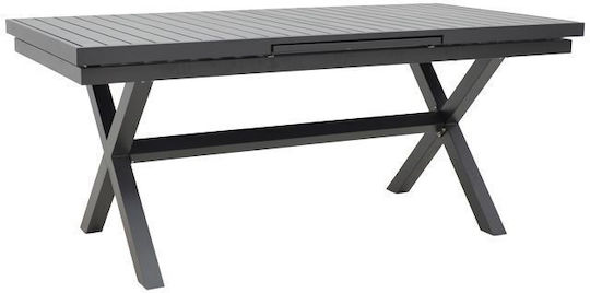 Table Dagyn Extendable 180(+60)x90x76cm Anthracite